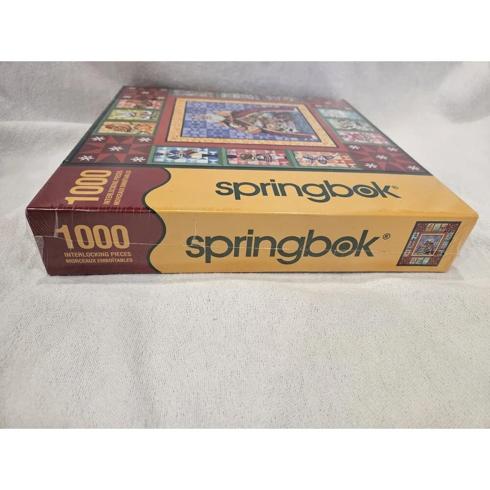 NEW Springbok 1000 Pc Interlocking Jigsaw Puzzle Holiday Theme Multicolor 2008